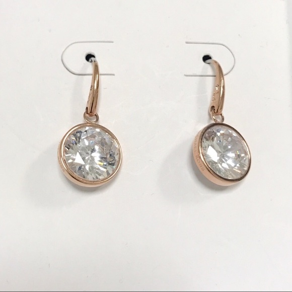 New authentic MK rose Gold Tone drop Earrings - Picture 4 of 6